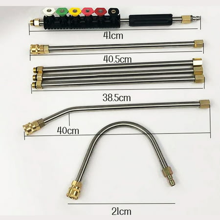 1/4" Quick Connect High Pressure Washer Wand Extension Replace Lance Kit 4000PSI